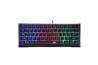 iCAN 62 Key Wired Rainbow Backlit Gaming Keyboard,6 Anti-ghosting Keys