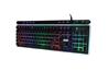 iCAN 104 Key Wired Rainbow Backlit Gaming Keyboard