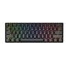 iCAN 60% Black Wired Mechanical RGB Gaming Keyboard, Linear Red Switch