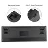 iCAN 60% Black Wired Mechanical RGB Gaming Keyboard, Linear Red Switch