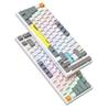 Onikuma G58 White Wired Mechanical Gaming Keyboard w/ RGB Backlighting