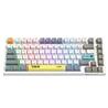 Onikuma G58 White Wired Mechanical Gaming Keyboard w/ RGB Backlighting