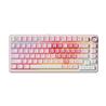 Yunzii B75 PRO Tri-Mode Pink + White 75% Knob Mechanical Keyboard