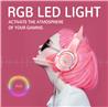 Onikuma K9-Pink Gaming Headset with Cat Ears