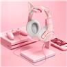 Onikuma K9-Pink Gaming Headset with Cat Ears