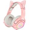 Onikuma K9-Pink Gaming Headset with Cat Ears