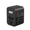 iCAN 35.5W 5-Port Universal Travel Adapter with 2 USB-C and 3 USB-A