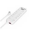 iCAN 12 prises 4 USB-A et 1 multiprise USB-C, cordon de 6 pieds
