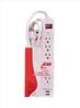 iCAN 6 Outlets 2 USB-A Surge Protector with 6ft Cord(Open Box)