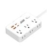 iCAN 6 QT660-CU 6 Outlets Surge Protector with 2 USB-A and 2 USB-C