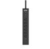 iCAN 6 Outlets  Surge Protector with 6ft Cord,Black