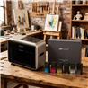 eufyMake UV Printer E1 Silver + Ink & Cleaning Cartridge Kit Bundle