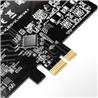 Carte PCI Express USB 3.1 Type C Maiwo KC019 avec quatre ports Type C