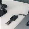 Maiwo K1696P2 USB3.2 Gen2 Type C to M.2 NVMe /M.2 SATA SSD Adapter with Cable, Black