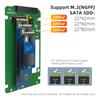 ICAN KT031B M.2 (NGFF) SATA SSD to SATA Adapter Enclosure