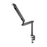 Brateck  Premium Aluminum Studio Microphone Boom Arm, Matte Black(Open Box)
