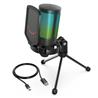 Fifine A6V RGB USB Microphone with Filter & Tripod