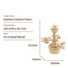 ROKR AMK41 Air-Control Tower Music Box 3D Wooden Puzzle(Open Box)