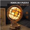 ROKR ST003 Luminous Globe 3D Wooden Puzzle