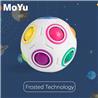 MoYu Magic : 12 trous Rainbow Ball Puzzle coloré Fidget Cube