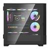 DarkFlash DK415M Mesh mATX PC Case, 2x ARGB Fans Included, Black
