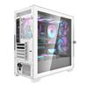 DarkFlash DK415M Mesh mATX PC Case, 2x ARGB Fans Included, White
