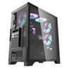 DarkFlash DRX70 Mesh ATX PC Case, 4x ARGB Fans Included, Black