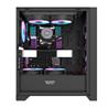 DarkFlash DRX70 Mesh ATX PC Case, 4x ARGB Fans Included, Black