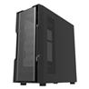 DarkFlash DK431 E-ATX PC Case, 4x ARGB Fans Included, Black