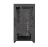 ARMOURY A08 Micro ATX Case, Wood Front Panel, Black