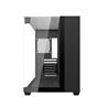 DarkFlash TH285 Triple-sided Transparent Glass ATX Case, Black