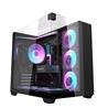 DarkFlash TH285 Triple-sided Transparent Glass ATX Case, Black