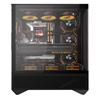 Boîtier PC ATX de luxe DarkFlash DY460, 4 ventilateurs ARGB inclus, noir