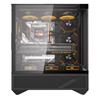 Boîtier PC ATX de luxe DarkFlash DY460, 4 ventilateurs ARGB inclus, noir