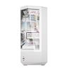 Boîtier PC ATX de luxe DarkFlash DY460, 4 ventilateurs ARGB inclus, blanc