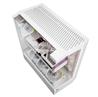 Boîtier PC ATX de luxe DarkFlash DY460, 4 ventilateurs ARGB inclus, blanc