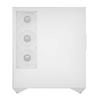 Boîtier PC ATX de luxe DarkFlash DY460, 4 ventilateurs ARGB inclus, blanc