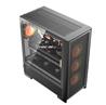 DarkFlash AIR Nova E-ATX PC Case, noir