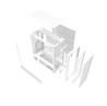 DarkFlash AIR Nova E-ATX PC Case, blanc