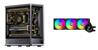 JONSBO - D401 Black ATX Gaming PC Case+PCCOOLER CPS DA360 PRO ARGB Digital BK LCD Liquid Cooler
