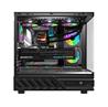 DarkFlash 376*208*405mm DY460 NOIR Front and Sides Mid Tower Blanc