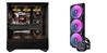 Boîtier PC luxe DarkFlash DY460 ATX, avec 4 ventilateurs ARGB inclus, refroidisseur liquide AIO Black+DarkFlash DO360 360 mm...