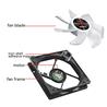 ARMOURY Block Vanguard Reverse Maglev Fan, noir