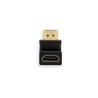 iCAN HDMI to HDMI, Right Angle 90, Male to Female, Adapter