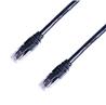 iCAN CAT6 24AWG RJ45 Black Patch Cable, 15FT, Black