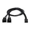 iCAN Internal Fan Power Splitter Cable for two CPUS