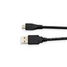 iCAN USB 2.0 Type-A Male to Micro B Male Cable, 2.1A, 15ft