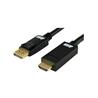 iCAN Displayport  - HDMI 4k x 2k Ultra HDMI Cable - 10 ft.(Open Box)