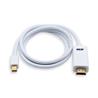 Câble iCAN Mini DisplayPort mâle vers HDMI mâle, plaqué or, 32 AWG, 3 pieds