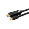 iCAN Mini DisplayPort (M) to HDMI (M) 4K@30Hz UHD Cable, Gold, 10ft